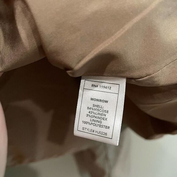 Monrow Tan/Brown Blazer Jacket - Size: Small - Picture 10 of 10